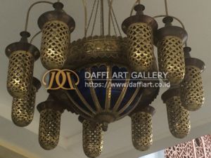 Lampu Gantung Kuningan - Daffi Art Gallery